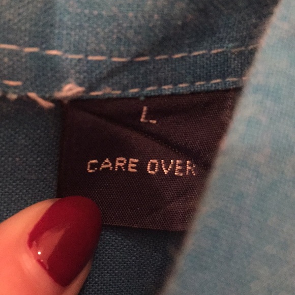 Teal Van Heusen Button Down - Picture 4 of 4